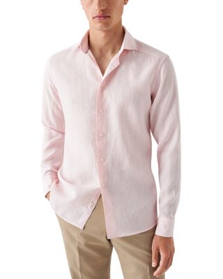 Eton Contemporary Fit Linen Shirt