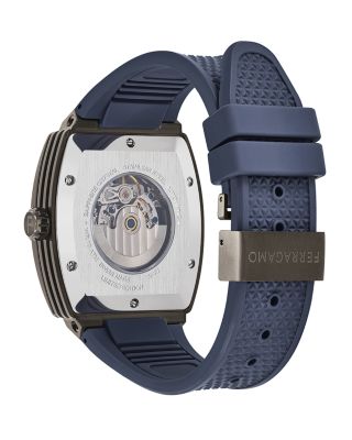 FERRAGAMO F-80 Tonneau Skeleton Watch, 42mm | Bloomingdale's