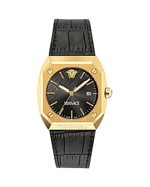 Shop Versace Antares Watch, 44mm X 42mm In Gold
