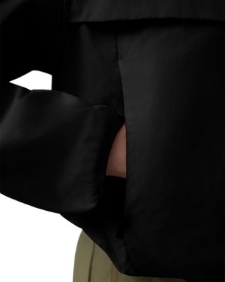 Black Label Sinclair Hooded Cropped Jacket