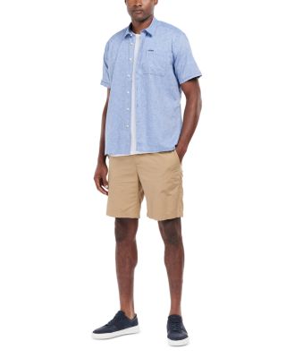 Nelson Tailored Fit Short Sleeve Button Down Shirt