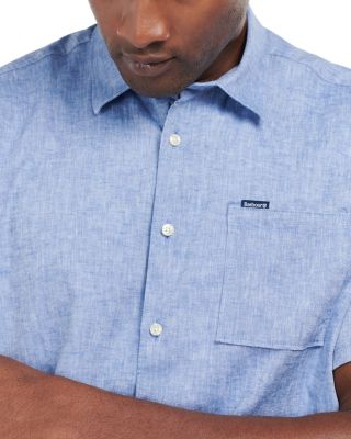 Nelson Tailored Fit Short Sleeve Button Down Shirt