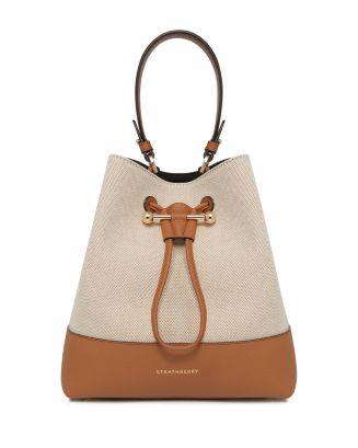 Strathberry Lana Osette Midi Bucket Canvas Bag Bloomingdale's