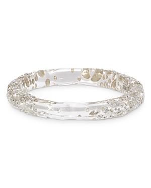 ALEXIS BITTAR CONFETTI CRYSTAL LUCITE HINGE BRACELET