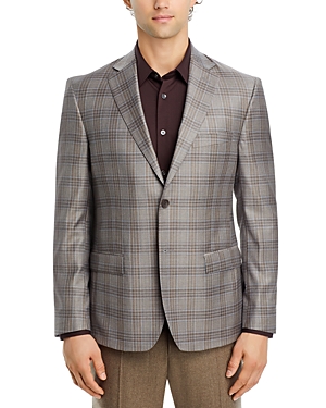 THE MEN'S STORE AT BLOOMINGDALE'S THE MEN'S STORE AT BLOOMINGDALE'S PLAID REGULAR FIT SPORT COAT - 100% EXCLUSIVE