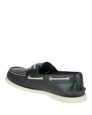 Men&#39;s Authentic Original Two Eye Leather Boat Shoes