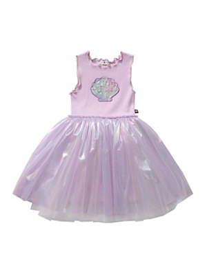 Petite Hailey Girls' Pearl Tutu Dress - Big Kid In Purple