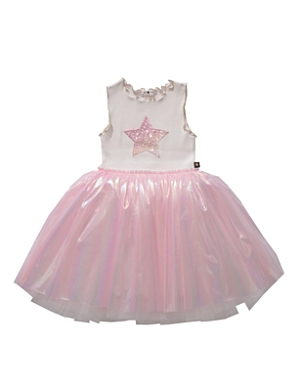Petite Hailey Girls' Pearl Tutu Dress - Big Kid In Pink