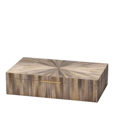 Palm Marquetry Decorative Box