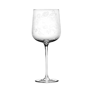 Serax Red Wine Glass Anemone Vaniglia Midnight Flowers By Marni In Clear
