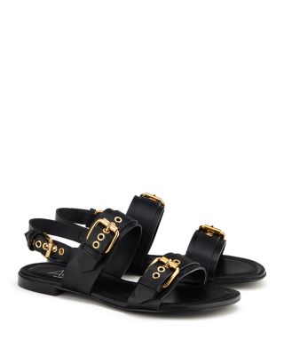 AGL - Women's Summer Nero Buckled Strappy Slingback Sandals