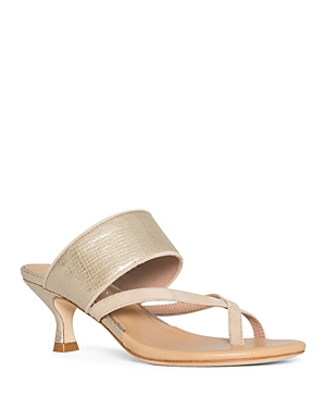Donald Pliner Louka Sandal In Sand/platino