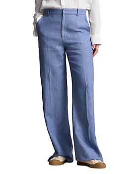 Polo Ralph Lauren Women Fashion Wide-Leg Pants Khaki Plus Sizes