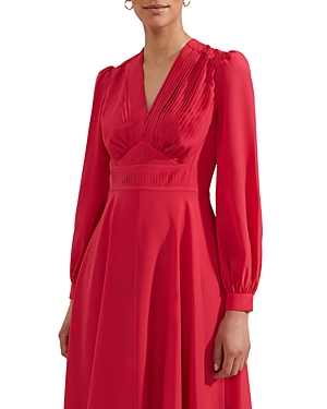 Shop Hobbs London Adrianna Dress In Rouge Pink