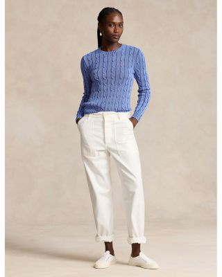 Cotton Cable Knit Sweater
