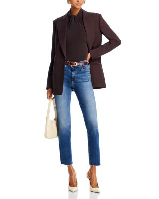 AG Mari High Rise Straight Leg Cropped Jeans in 14 Years Collector