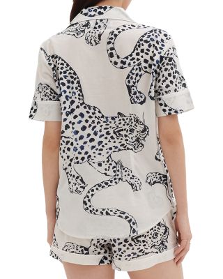 Cotton Jaguar Shorts Pajama Set
