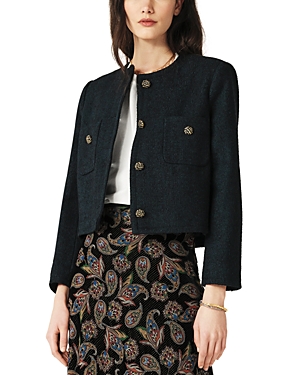 ba & sh Meredith Cropped Boxy Jacket ba & sh Meredith Cropped Boxy Jacket