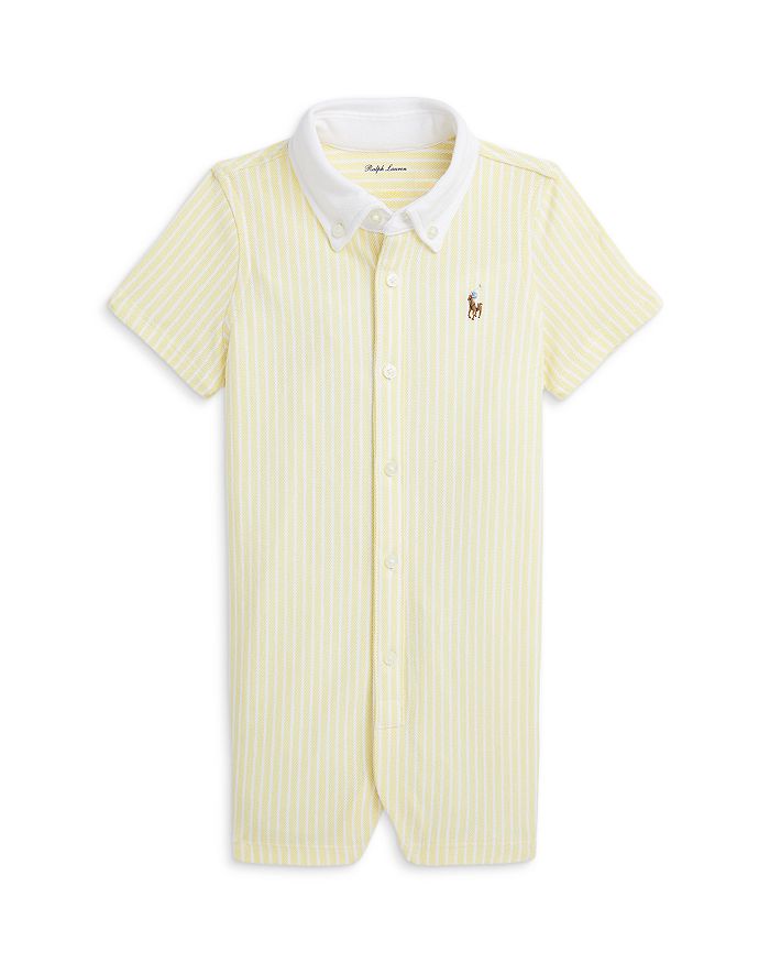 Ralph Lauren Boys' Striped Knit Oxford Shortalls Baby Bloomingdale's