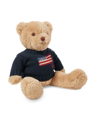  Small Flag-Sweater Polo Bear - Baby
