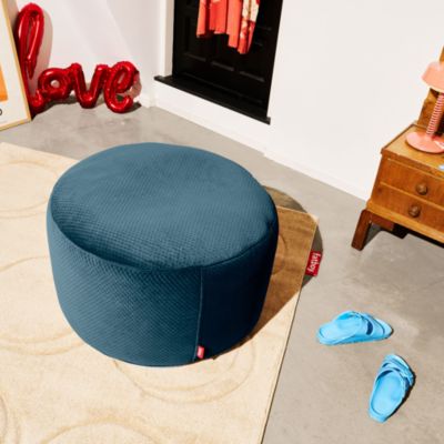 Point Large Royal Velvet Pouf