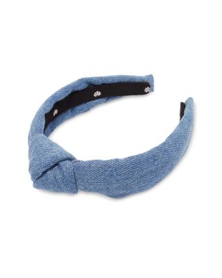 Lele Sadoughi Kids&#039; Denim Knotted Headband