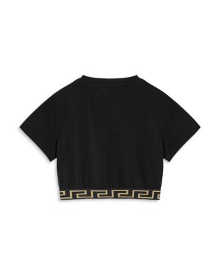 Girls' Medusa Embroidered Cropped Tee - Big Kid