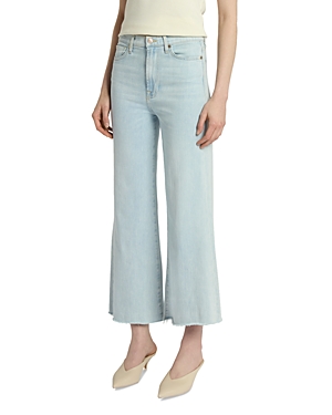 7 For All Mankind High Rise Ankle Flare Jeans in Summertime