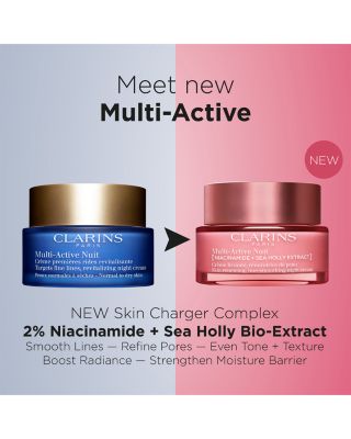 Multi-Active Night Moisturizer for Lines, Pores, Glow with Niacinamide - Dry Skin 1.7 oz.