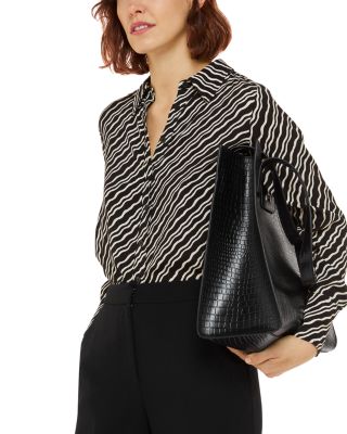 Diagonal Ripple Print Shirt