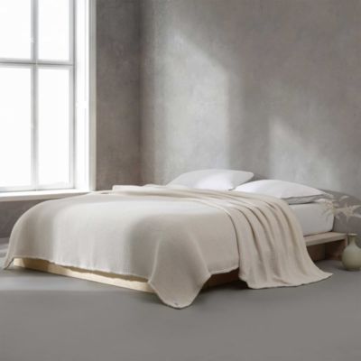 Calvin Klein Honeycomb Cotton Blanket, Queen
