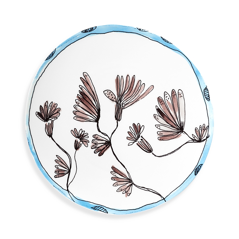 Serax Marni Camelia Aubergine Large Serving Platter In Multi