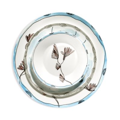 Marni Camelia Aubergine Dinner Plate