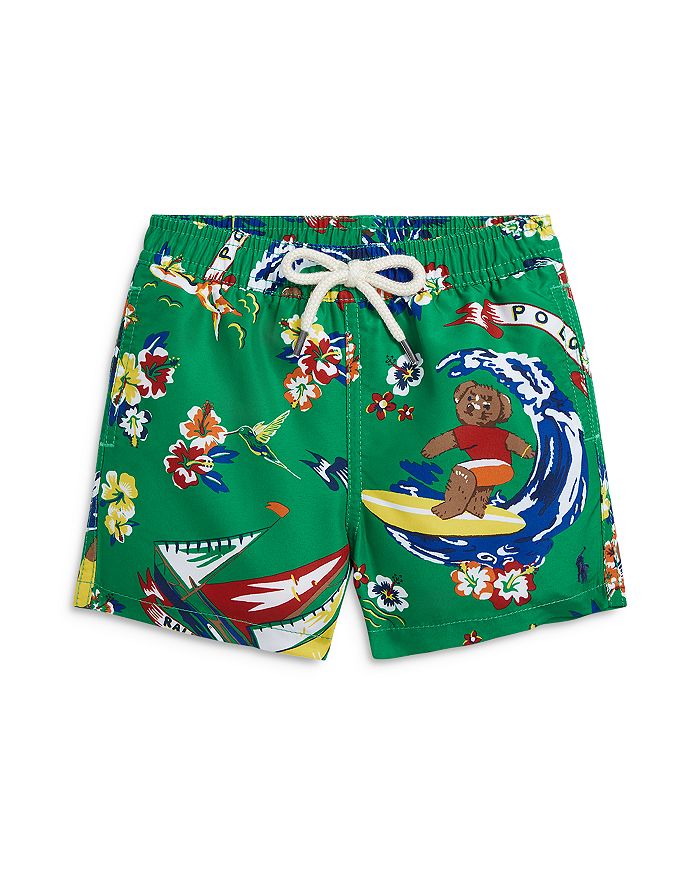 Baby polo swim trunks top