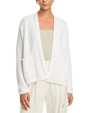 Shop Eileen Fisher Basic Open Front Cardigan In White