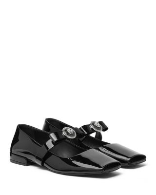 Versace - Women's Medusa Bow Mary Jane Flats