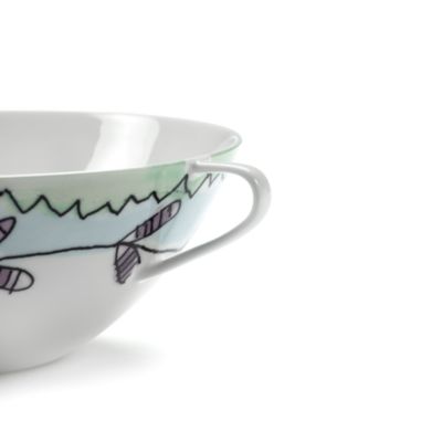 Marni Blossom Milk Soup Bowl with Handles