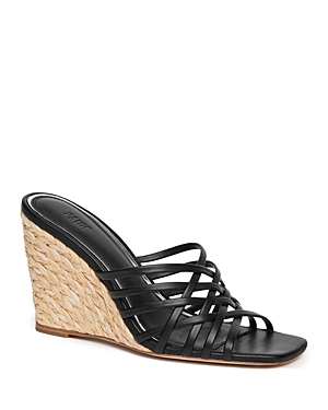 Paige Skyler Espadrille Wedge Sandal In Black