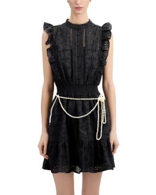 The Kooples Embroidered Mini Dress
