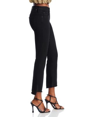 The Insider High Rise Crop Step Fray Bootcut Jeans in Not Guilty