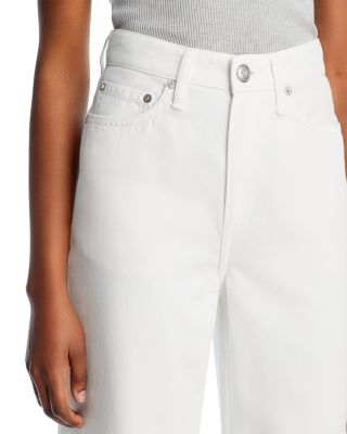 Featherweight Logan High Rise Jeans in Optic White