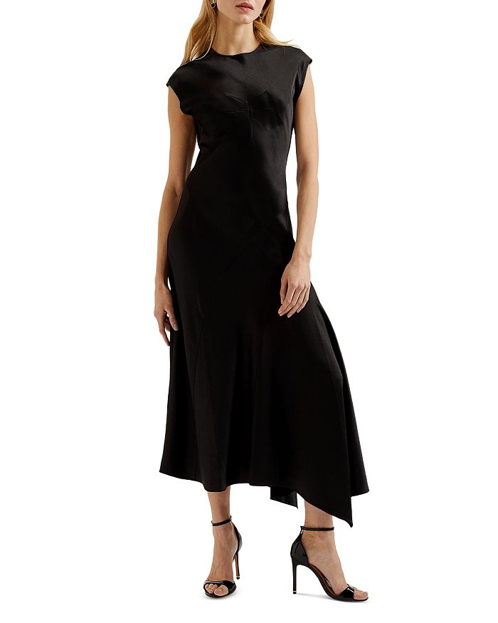 Ted Baker Frasia Asymmetrical Midi Dress | Bloomingdale's