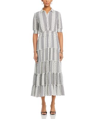 T Tahari Tiered Maxi Shirt Dress | Bloomingdale's Women