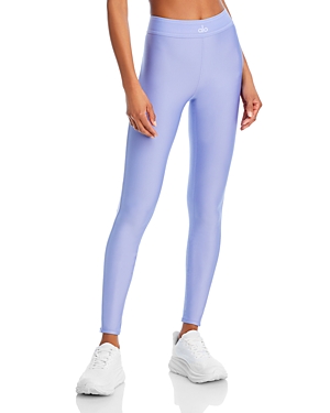 Shop Alo Yoga Air Lift High Waist Suit Up Leggings In Lilac Blue