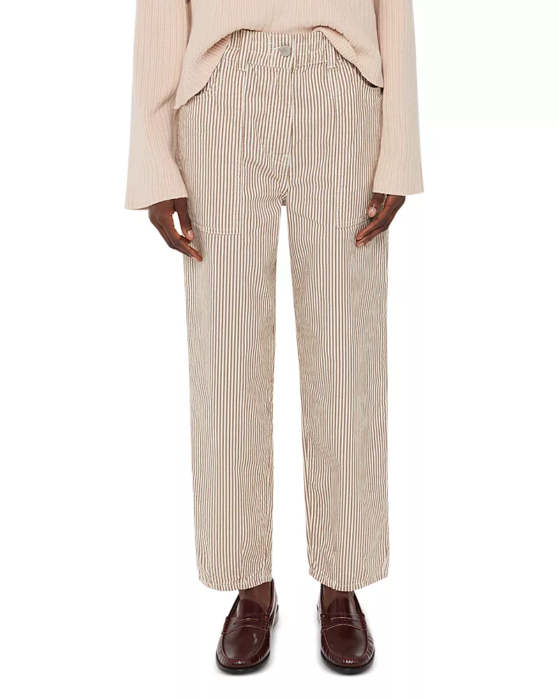 Whistles Tessa Striped Casual Trousers