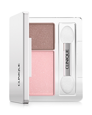 Shop Clinique All About Shadow Duo Eyeshadow In Strawberry Fudge