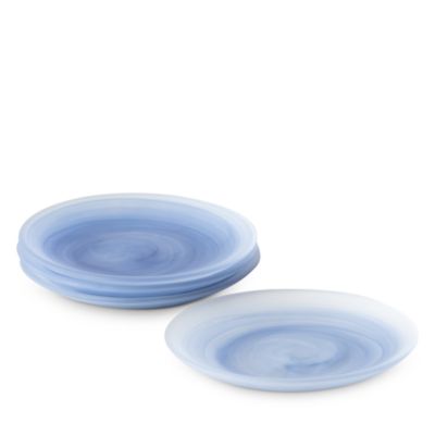 La Jolla Ink Blue Bread & Butter Plate, Set of 4