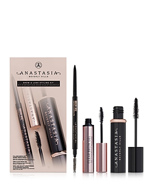 Shop Anastasia Beverly Hills Brow & Lash Styling Kit In Medium Brown