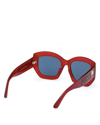 Geometric Sunglasses, 54mm