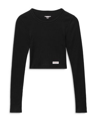 Long Sleeve Cropped Tee